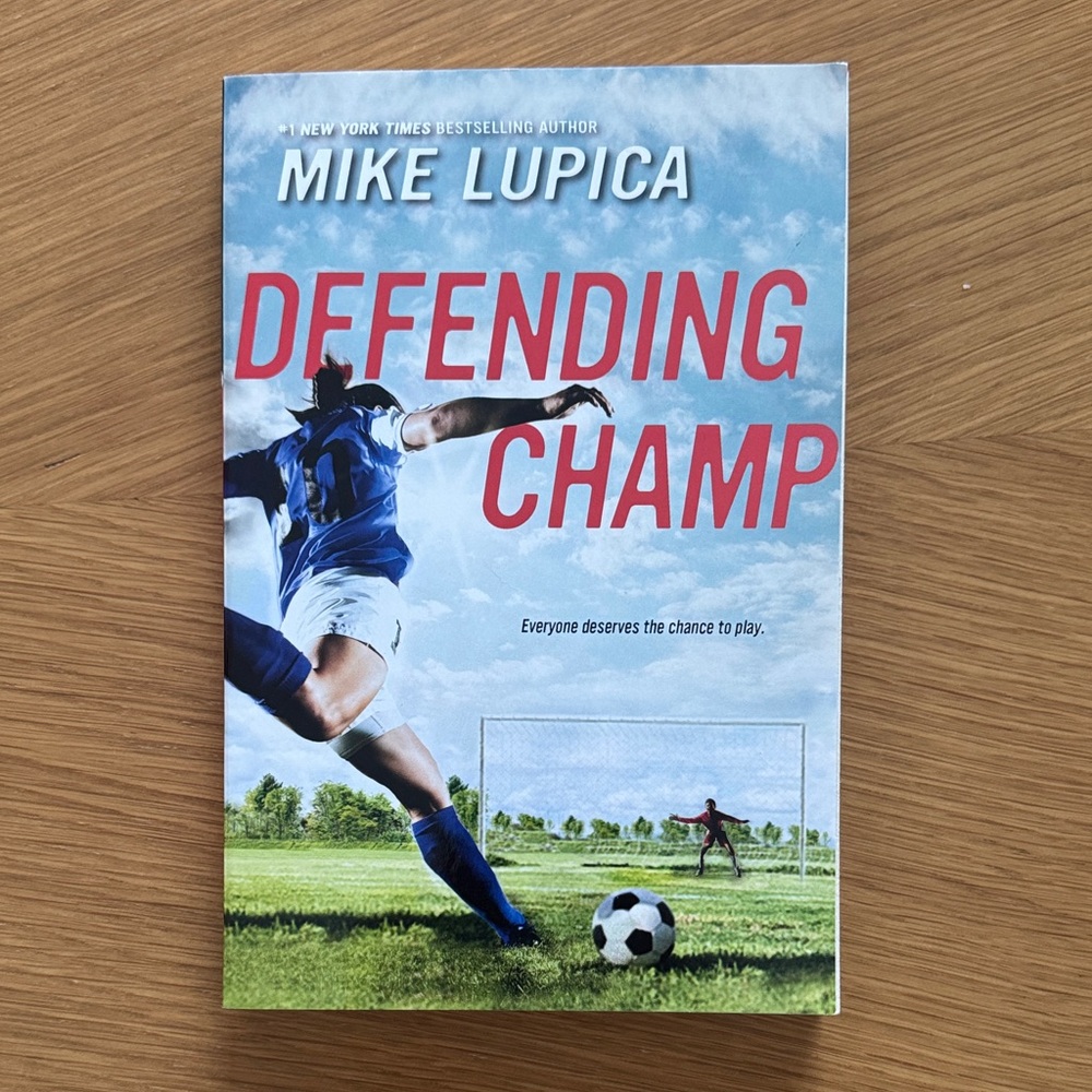 NEW Defending Champ by Mike Lupica Book
